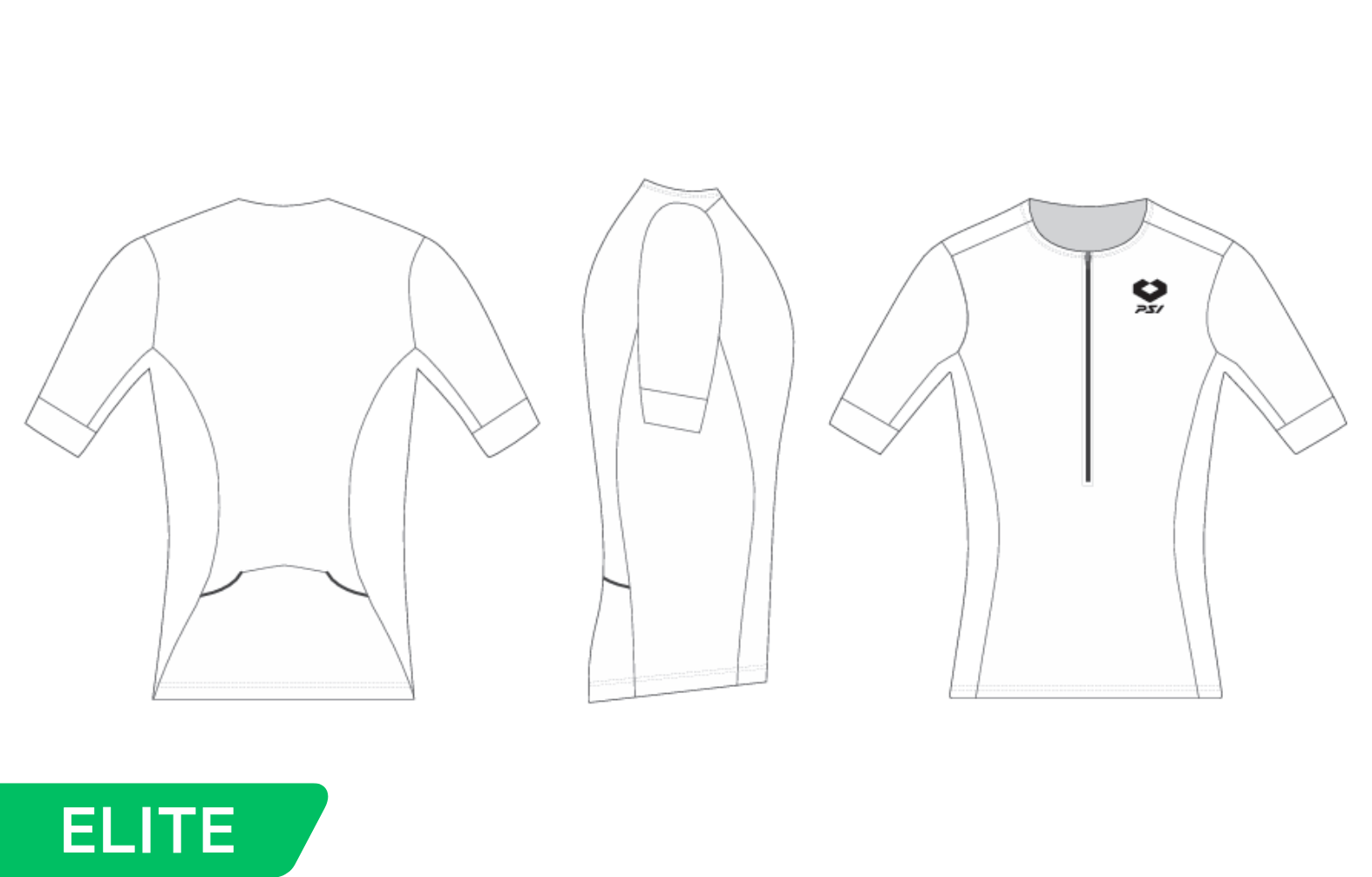 オリジナル作成　エリート 半袖トライトップ